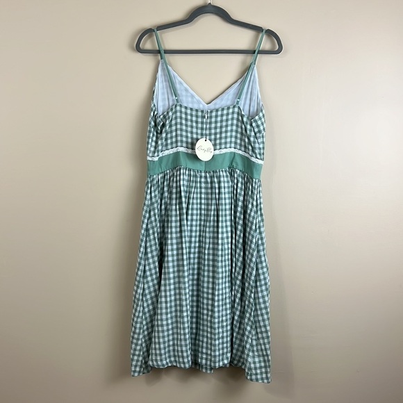 nwt gingham Modcloth dress - Picture 3 of 4